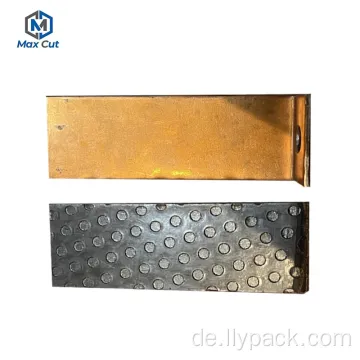 Druckmaschinenteile Kupfer 75*25*14 Positionierung von Messingpositionierungen